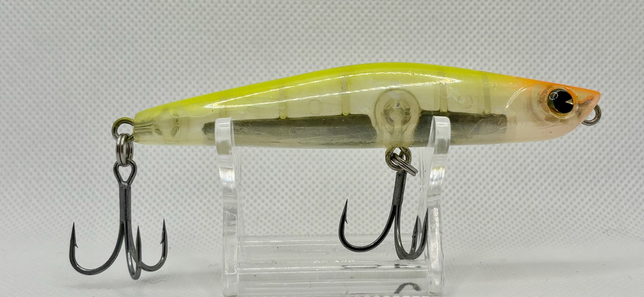 ima YOICHI 99 – underside showing translucent body and internal weight system