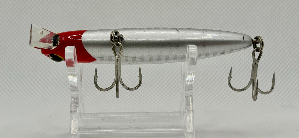 ima Sobat 80 80mm Red Head Silver – side profile showing body shape and factory trebles