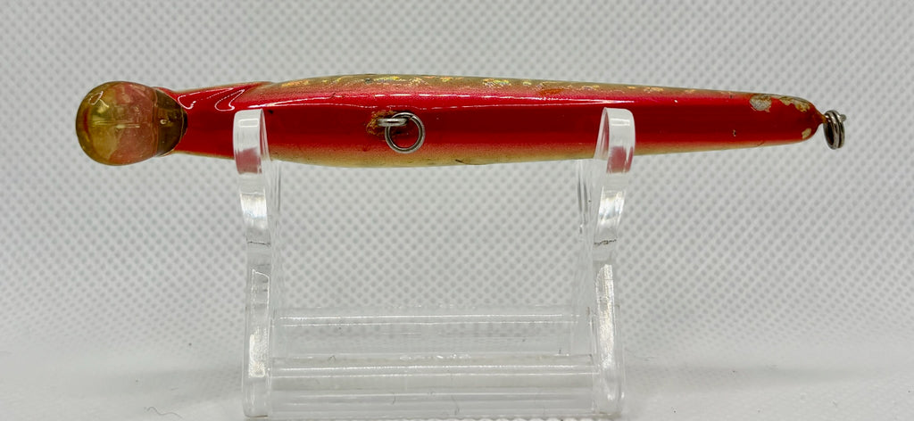 ima Sasuke 90F 90mm Gold Red – top view showing gold holographic back and body profile