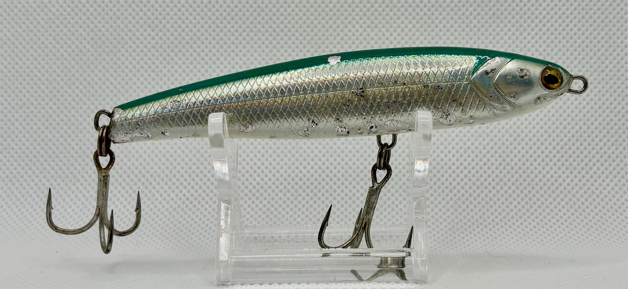 North Craft Ballistic Minnow BM100ZX – Maiwashi / Green Back Silver