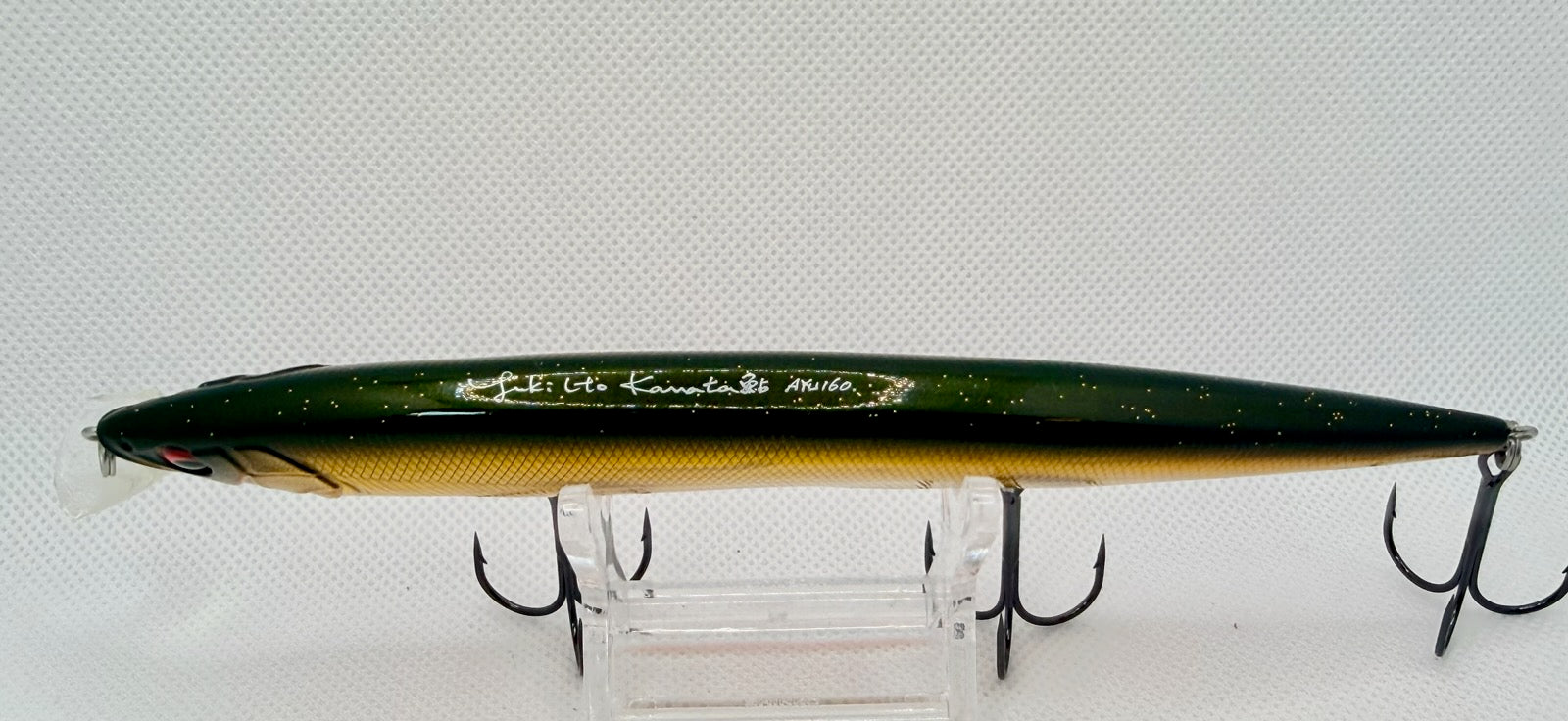 Ito Kamata Sukari AYU 160 – side B showing model script and dark green back