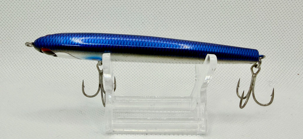 Jetboil Staggering Swimmer 100ES – top-down view showing deep blue metallic scale back of Blue Sardine colourway