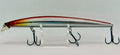 Japanese Long Cast Minnow 170mm Red Head Chrome – side view with premium trebles