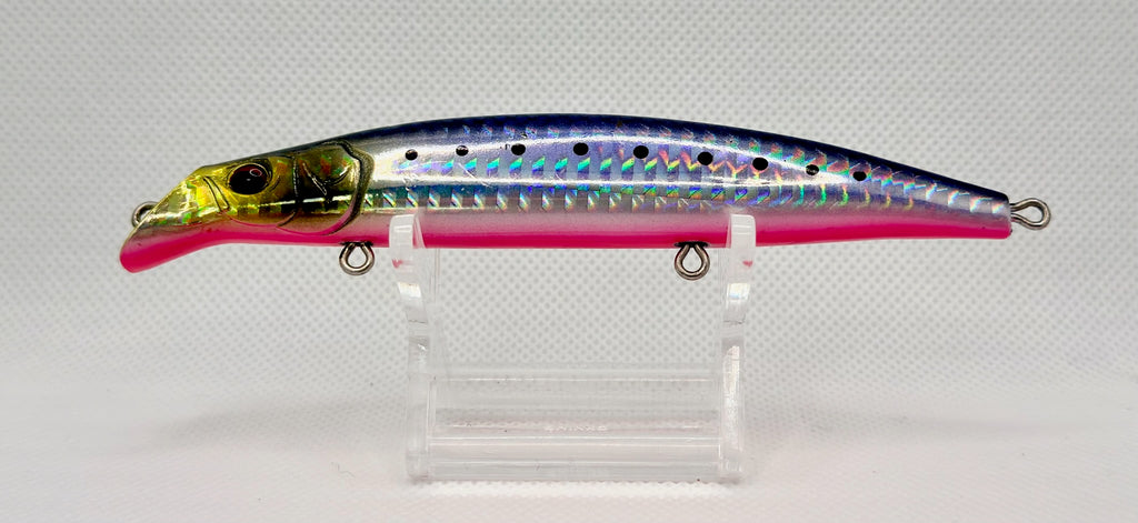 Real Method Nabura Mode Type II 120mm Pink Sardine – side view no hooks