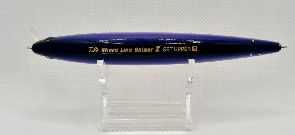 Daiwa Shore Line Shiner Z Set Upper S – top view showing Shore Line Shiner Z SET UPPER S gold text