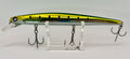 Blue Blue Blooowin! 140S 140mm Green Gold Sardine – side view with hooks