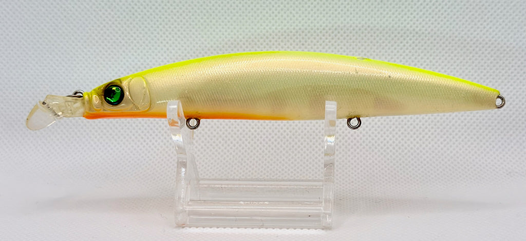 Megabass ZONK GATARIDE 120mm 16g – Pearl Chartreuse Back