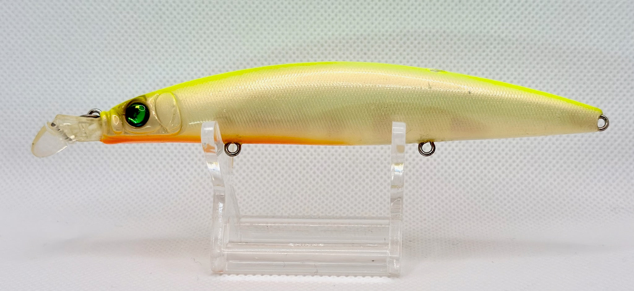 Megabass ZONK GATARIDE 120mm 16g – Pearl Chartreuse Back
