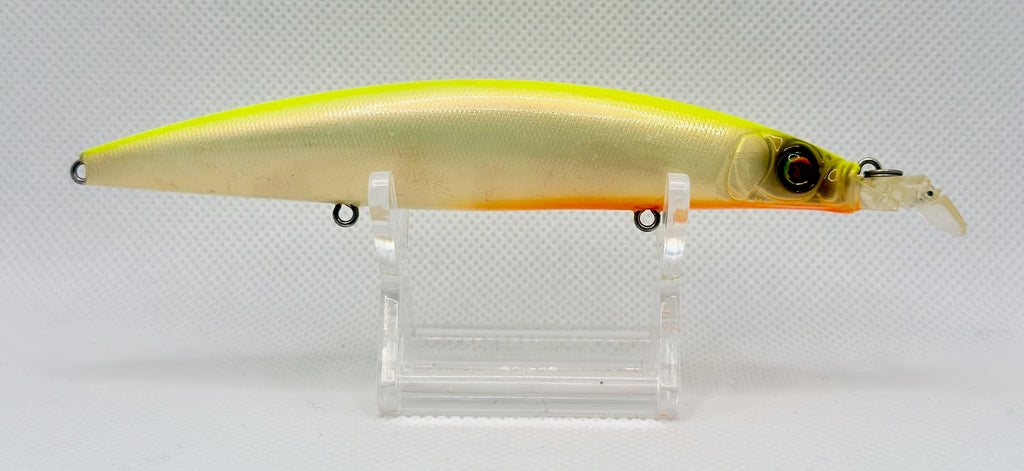 Megabass ZONK GATARIDE 120mm 16g – Pearl Chartreuse Back