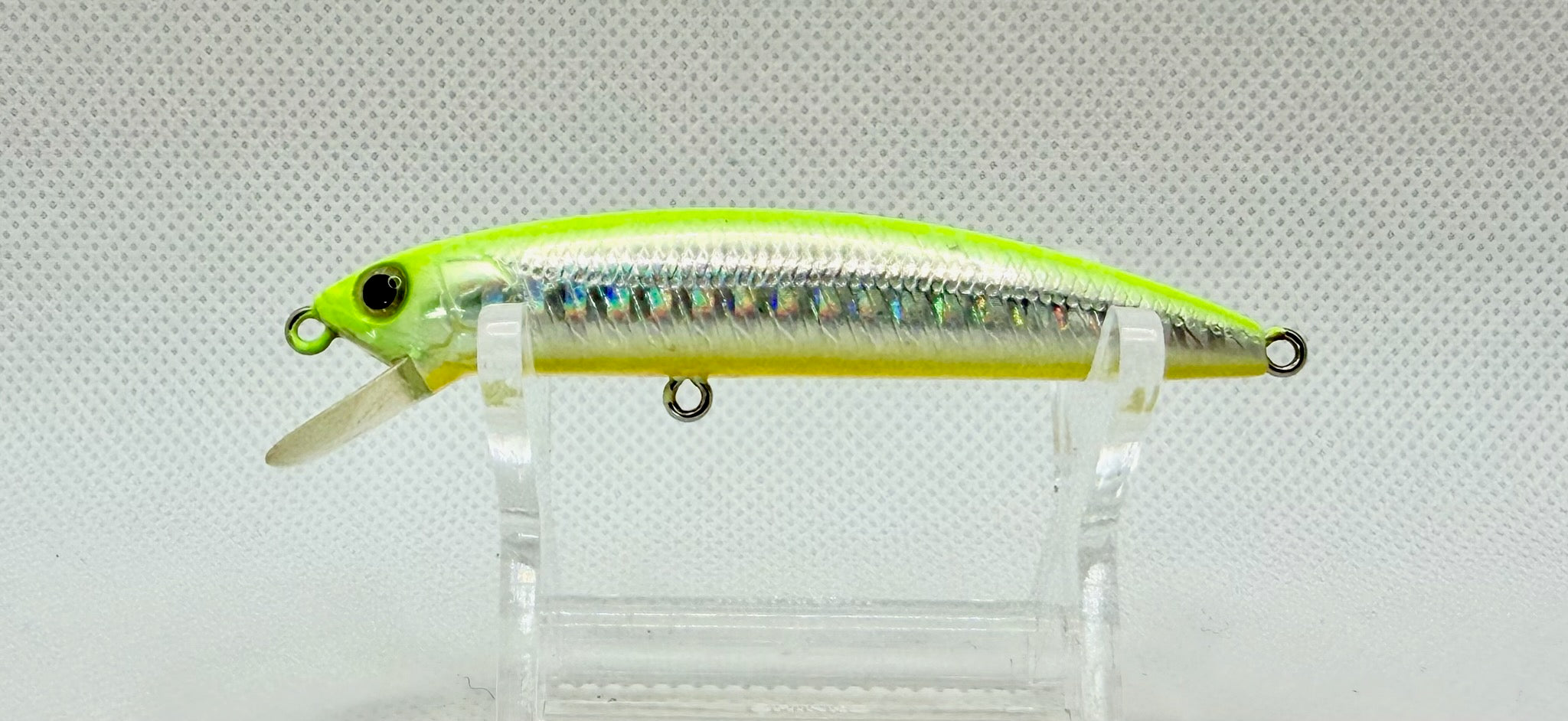 S.M. Sinking Minnow 70 – Chartreuse Silver Baitfish