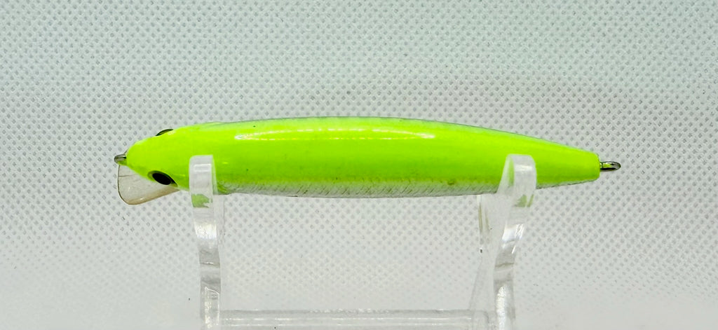 S.M. Sinking Minnow 70 – Chartreuse Silver Baitfish